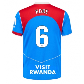 Atletico Madrid Koke #6 Maglia Gara Terza Repliche 2025-26 Maniche Corte